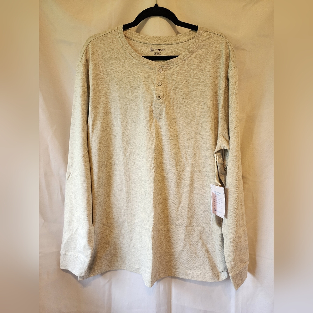 Pajamagram NWT- Men's Size Large- Heather Gray Longsleeve Shirt